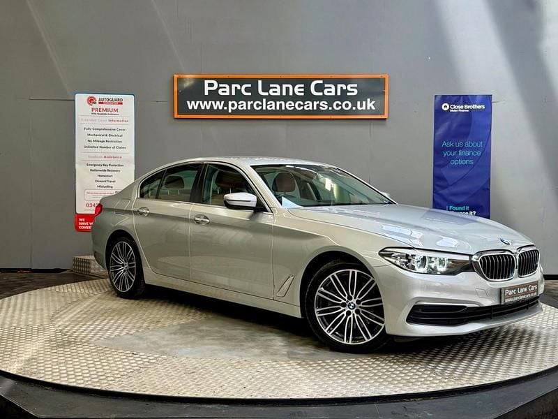 Silver Used 2017 BMW 530 Sport Line Sedan | £14,999 (Fair price) - Image 1/4