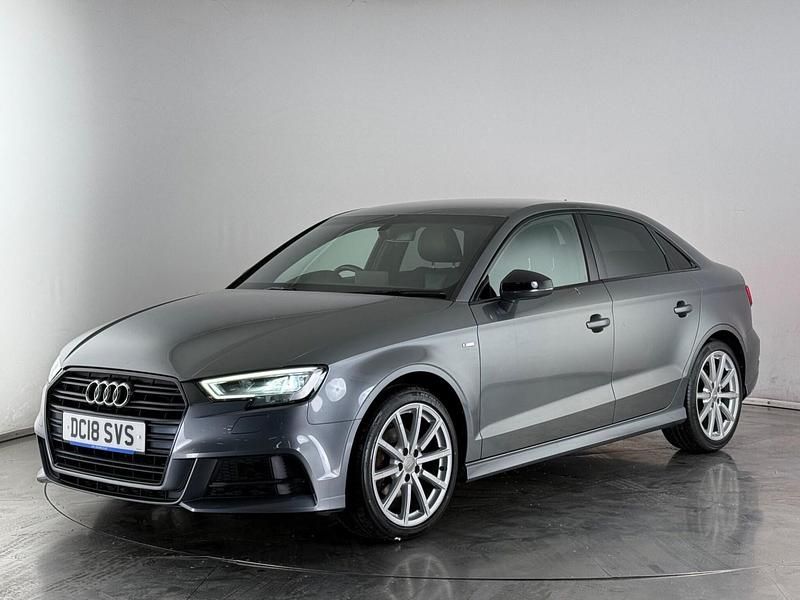Used Audi A3 Black Edition 184 HP (135 kW) 2018 Grey Sedan
