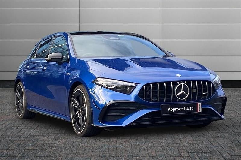 Used Mercedes A35 AMG Premium Plus 306 HP (225 kW) 2024 Blue Hatchback