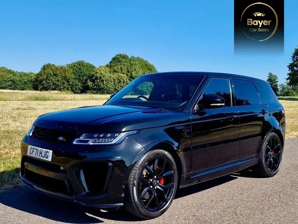 Used Land Rover Range Rover Sport SVR 566 HP (416 kW) 2021 Black SUV