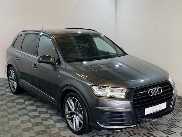 Grey Used 2019 Audi Q7 Black Edition SUV | £25,490 (Fair price) - Image 1/4