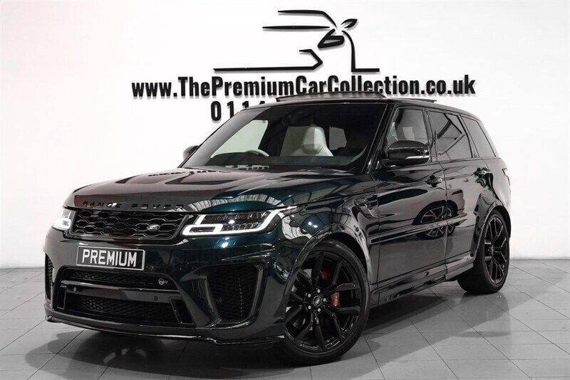 Green Used 2021 Land Rover Range Rover Sport SVR SUV | £66,980 - Image 1/4