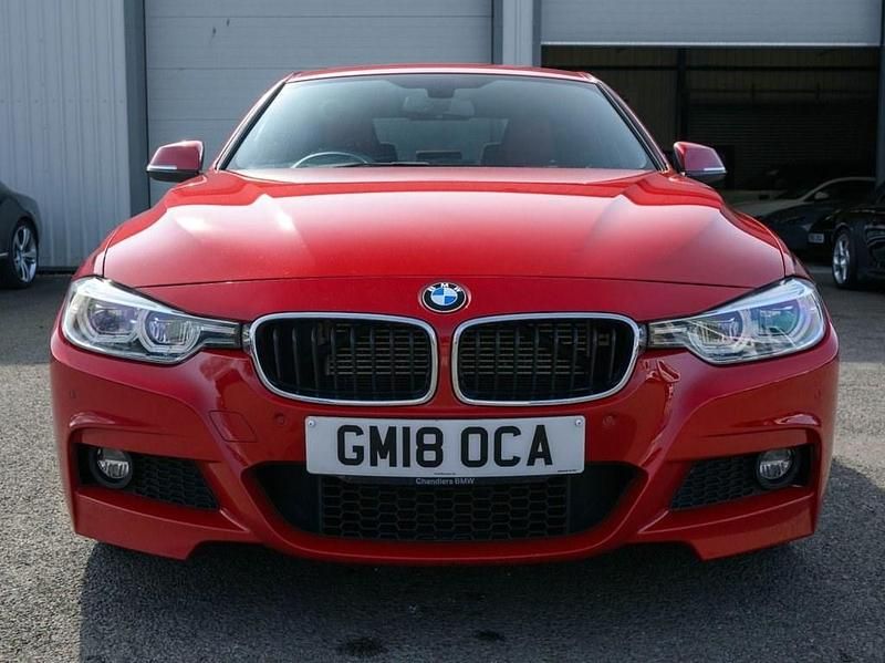Used BMW 330 M Sport 252 HP (185 kW) 2018 Red Sedan
