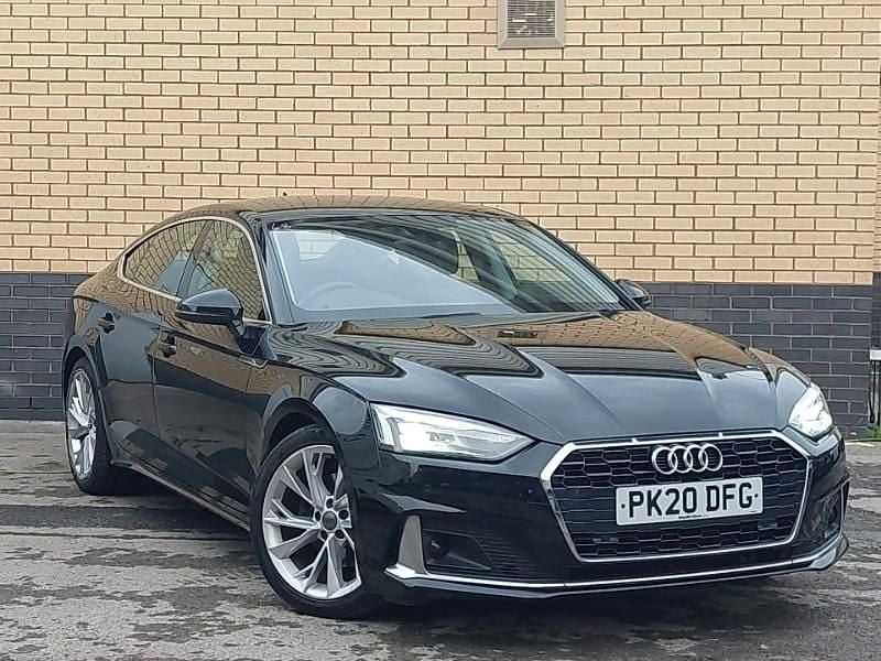 Black Used 2020 Audi A5 Sport Hatchback | £20,298 (Fair price) - Image 1/4