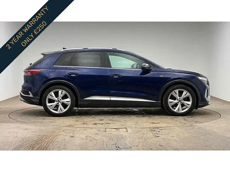 Used Audi Q4 e-tron S-Line 150 kW (204 HP) 2022 Blue SUV