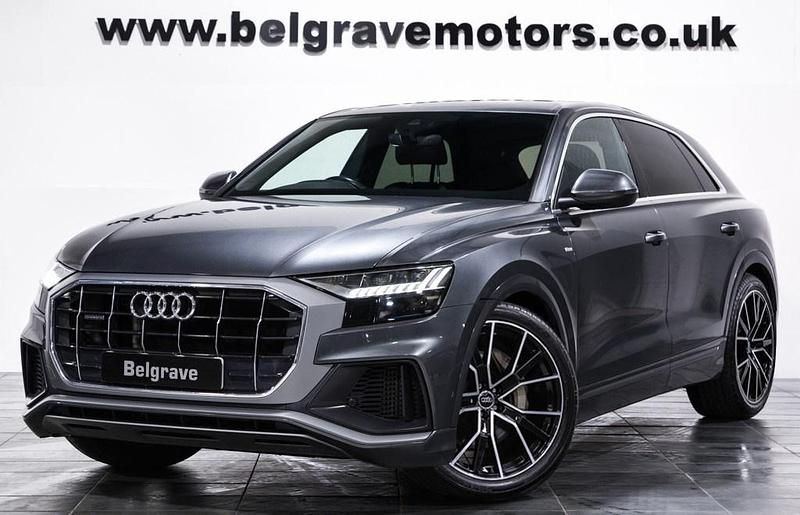 Grey Used 2023 Audi Q8 S-Line SUV | £44,980 (A bit pricey) - Image 1/3