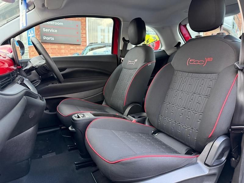 Used Fiat 500e Red 86 kW (118 HP) 2021 Red Hatchback