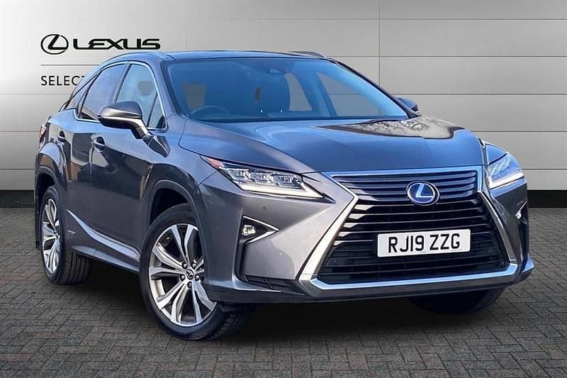 Used Lexus RX450h 313 HP (230 kW) 2019 Mercury grey SUV