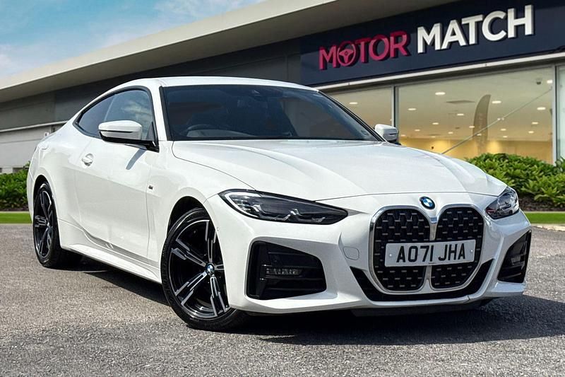 White Used 2021 BMW 420 M Sport Coupe | £23,862 (Fair price) - Image 1/4
