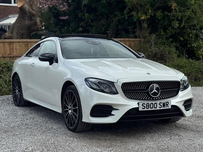 Used Mercedes E220 AMG Line Premium Plus 2017 White Coupe