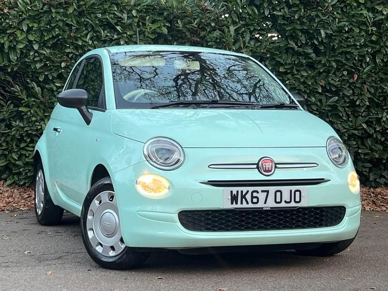 Green Used 2017 Fiat 500 Pop Hatchback | £3,999 (Good price) - Image 1/4