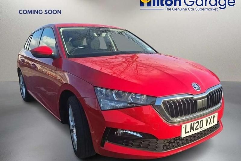 Used Skoda Scala SE L 150 HP (110 kW) 2020 Red Hatchback