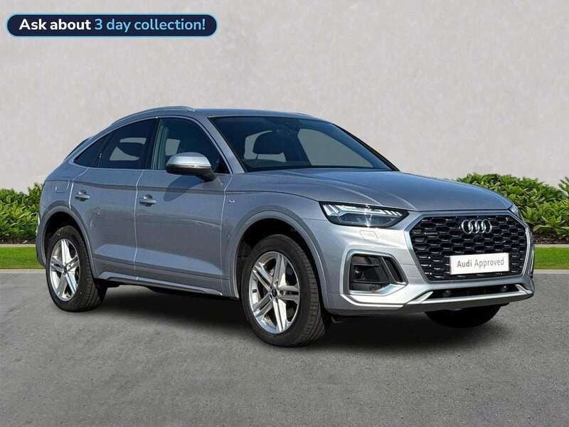 Silver Used 2021 Audi Q5 Sportback S-Line SUV | £29,947 (Super price) - Image 1/4