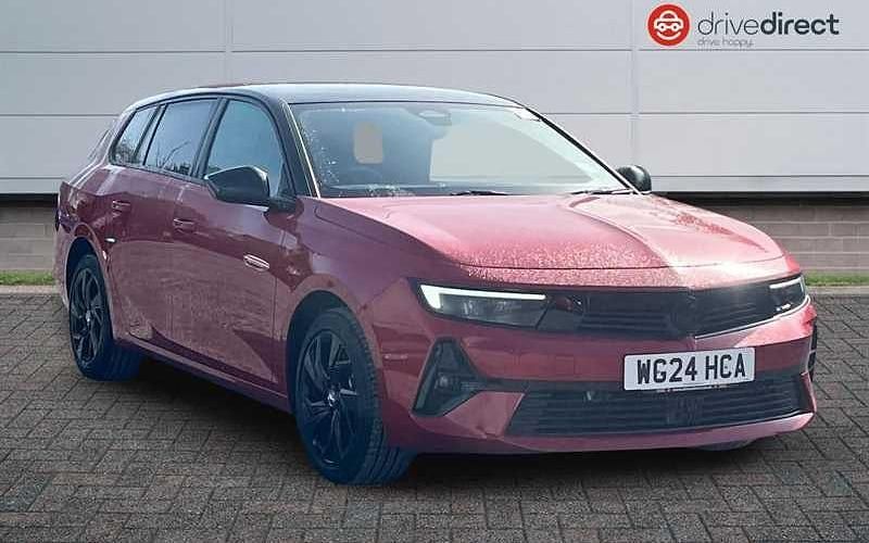 Used Vauxhall Astra S 131 HP (96 kW) 2024 Red Estate