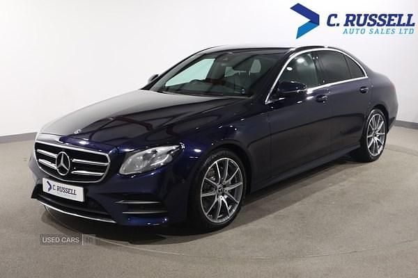 Blue Used 2020 Mercedes E200 AMG line Sedan | £22,995 (Fair price) - Image 1/4