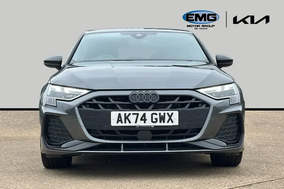 Used Audi A3 Black Edition 150 HP (110 kW) 2025 Grey Sedan