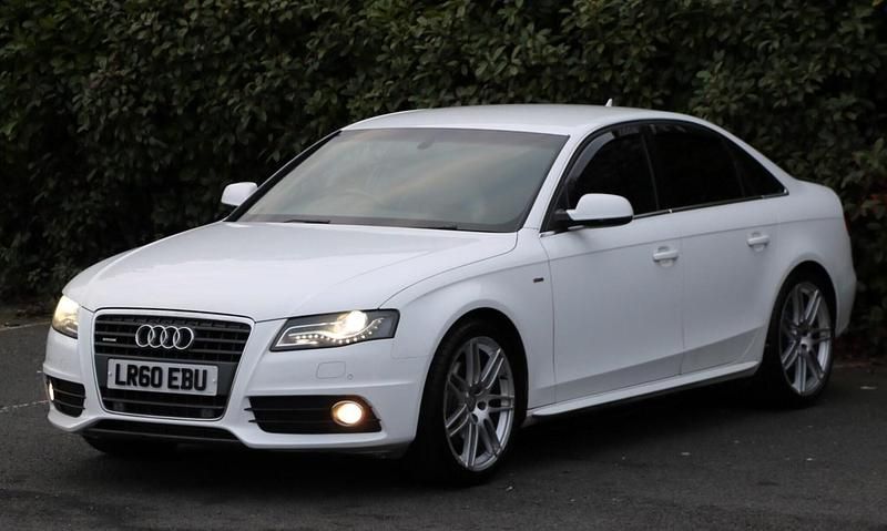 Used Audi A4 S-Line 211 HP (155 kW) 2010 White Sedan