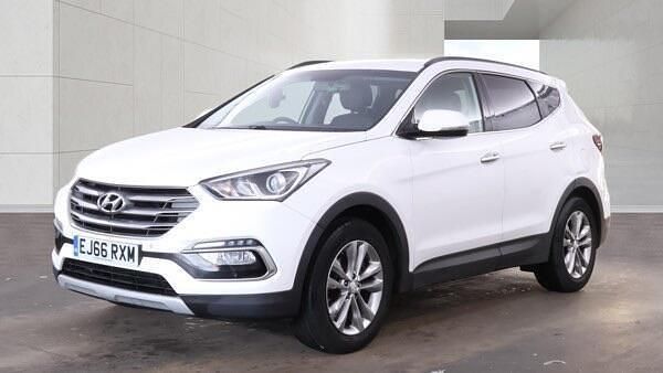 Used Hyundai Santa Fe Premium 2016 White SUV