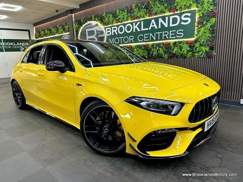 Used Mercedes A35 AMG Premium Plus 2019 Yellow Hatchback