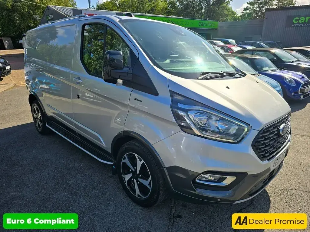 Used Ford Transit Custom Active 130 HP (95 kW) 2021 Silver Van