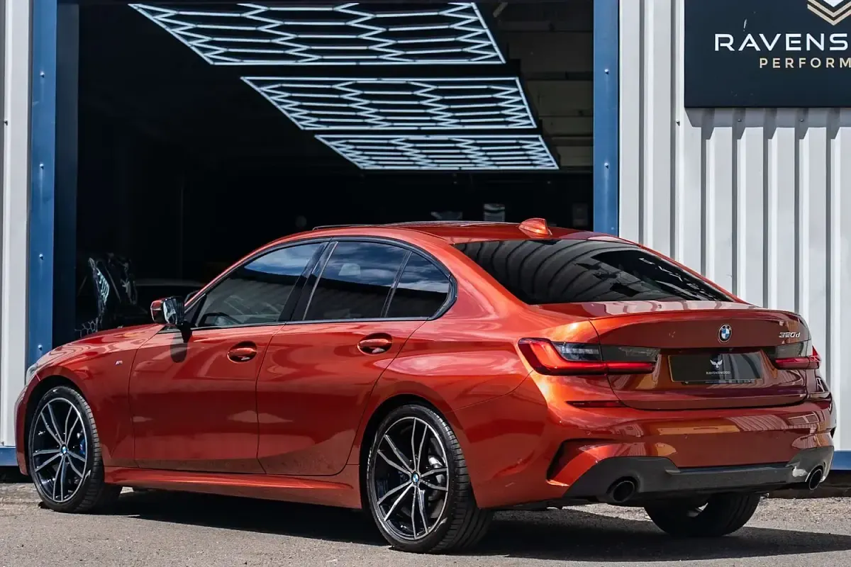 Used BMW 320e M Sport 2021 Orange Sedan