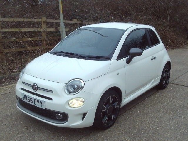 White Used 2017 Fiat 500 S Hatchback | £4,495 (Good price) - Image 1/4