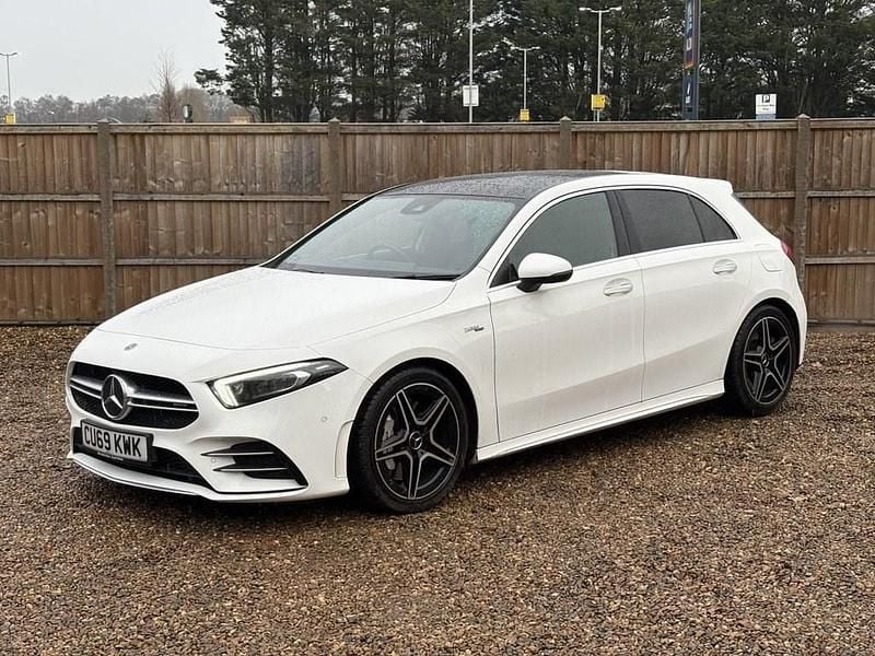 Used Mercedes A35 AMG Premium Plus 2019 White Hatchback