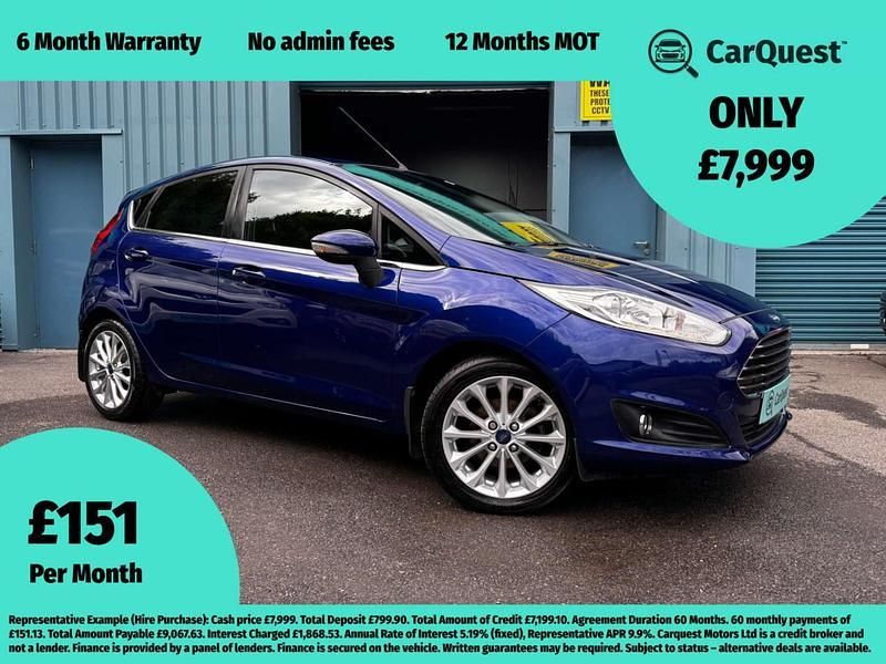 Blue Used 2015 Ford Fiesta Titanium X Hatchback | £7,999 (A bit pricey) - Image 1/4