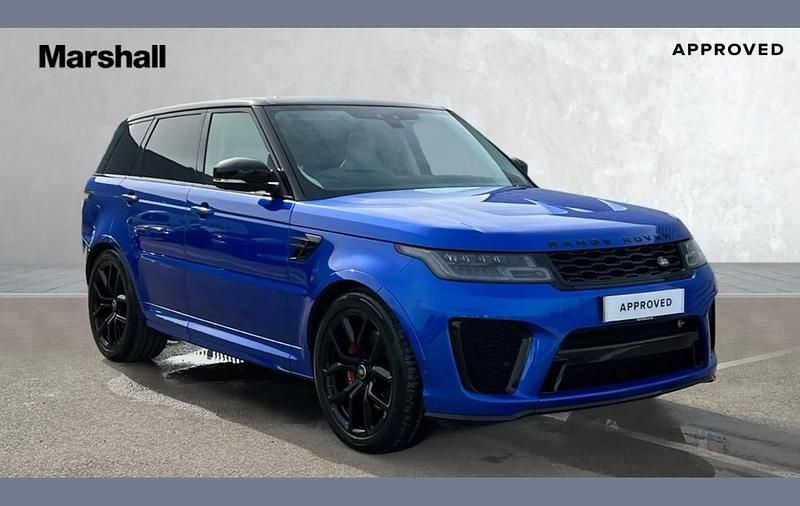 Used Land Rover Range Rover Sport SVR 575 HP (422 kW) 2019 Blue SUV