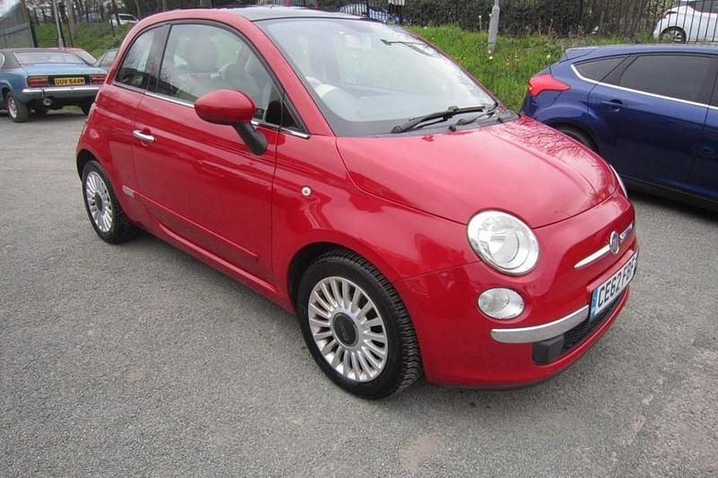 Used Fiat 500 Lounge 69 HP (50 kW) 2012 Red Hatchback