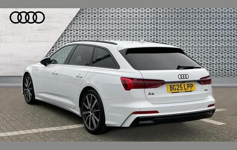 Used Audi A6 Black Edition 204 HP (150 kW) 2025 White Estate