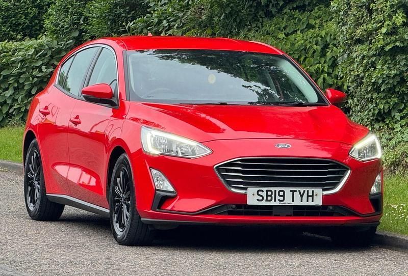 Red Used 2019 Ford Focus Titanium Hatchback | £5,995 (Fair price) - Image 1/4