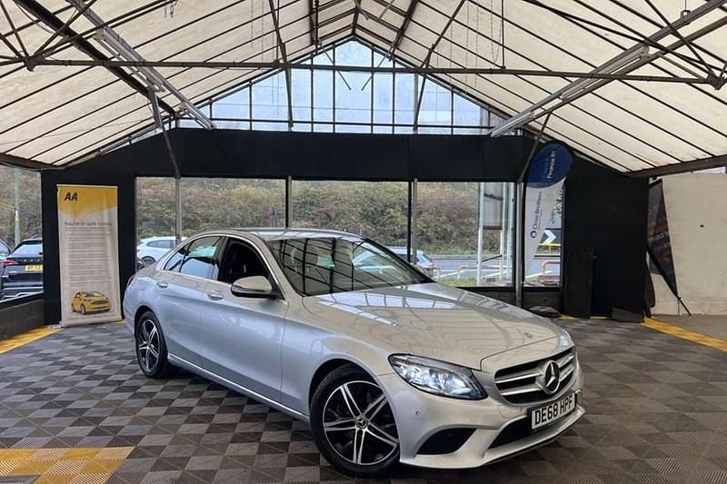 Silver Used 2018 Mercedes C220 Premium Sedan | £16,795 (Good price) - Image 1/1