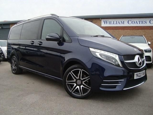 Blue Used 2022 Mercedes V300 AMG line MPV | £51,950 (Good price) - Image 1/4