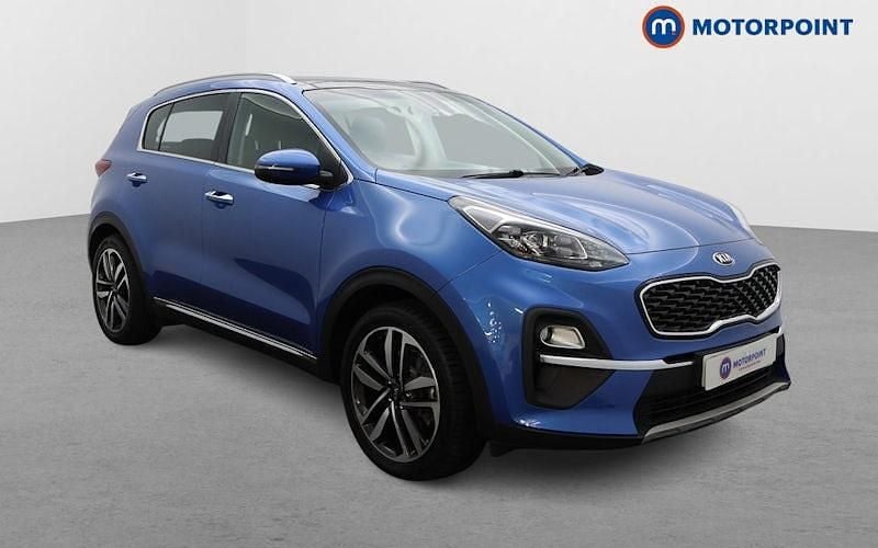 Blue Used 2021 Kia Sportage 3 SUV | £17,949 (Good price) - Image 1/4