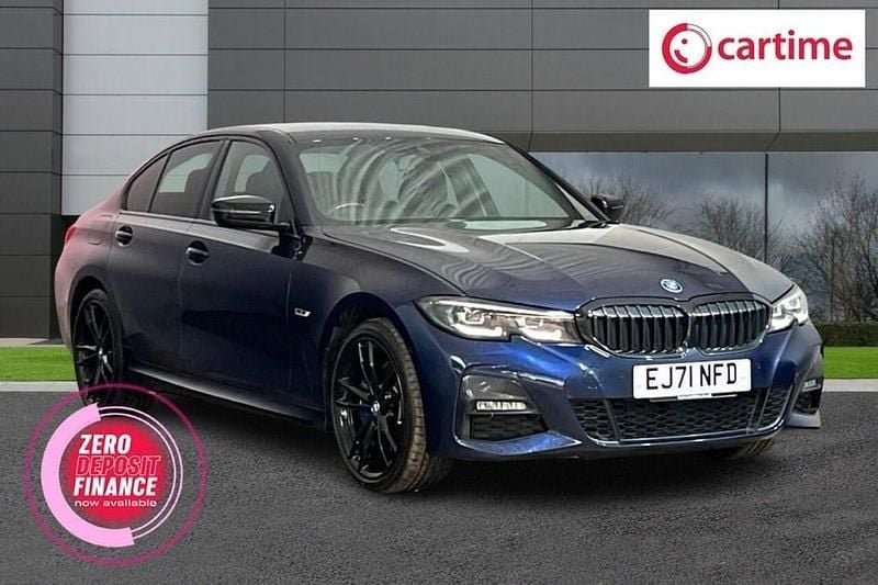 Blue Used 2021 BMW 330e M Sport Sedan | £18,250 (Fair price) - Image 1/3