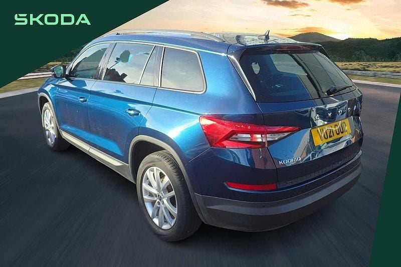 Used Skoda Kodiaq SE 150 HP (110 kW) 2021 Blue SUV