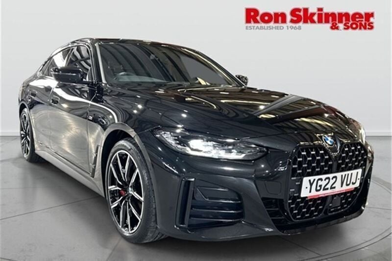 Black Used 2022 BMW 420 M Sport Hatchback | £26,999 (Good price) - Image 1/4