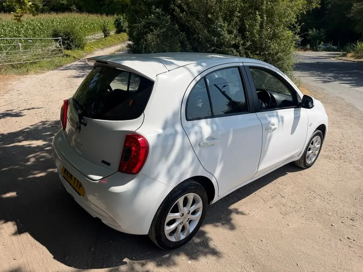 Used Nissan Micra Acenta 80 HP (58 kW) 2014 White Hatchback