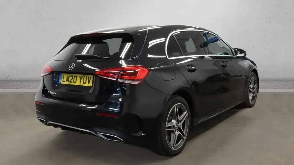 Used Mercedes A250 AMG line 2020 Black Hatchback