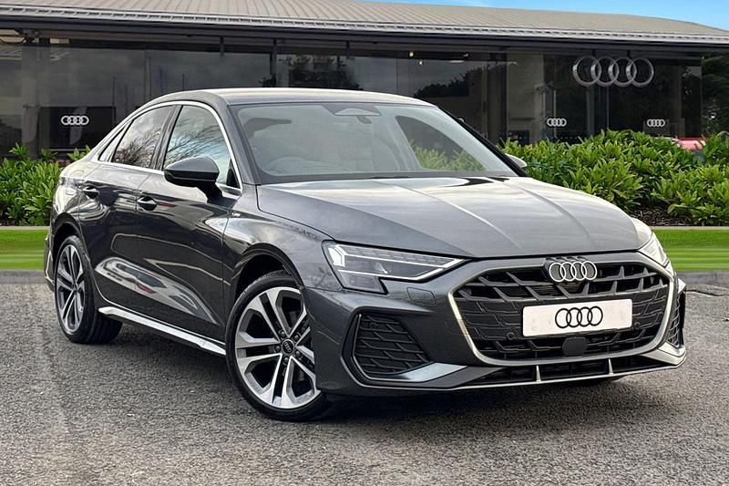 New Audi A3 S-Line 2026 Grey Sedan