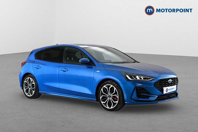 Used Ford Focus ST-Line X 155 HP (114 kW) 2023 Blue Hatchback