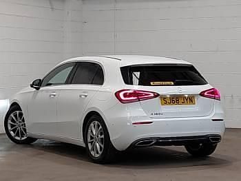 Begagnad Mercedes A180 Executive 116 HK (85 kW) 2018 Vit Halvkombi