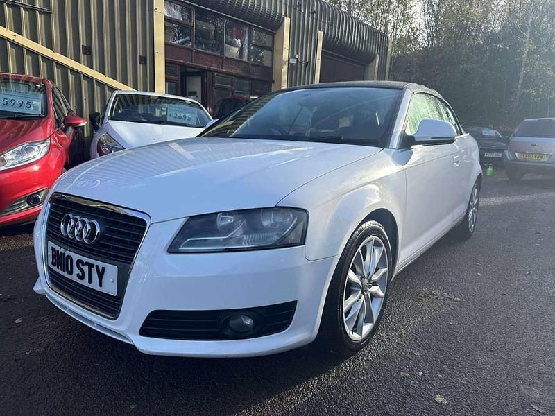 White Used 2010 Audi A3 Cabriolet Sport Cabriolet | £2,695 (Good price) - Image 1/4