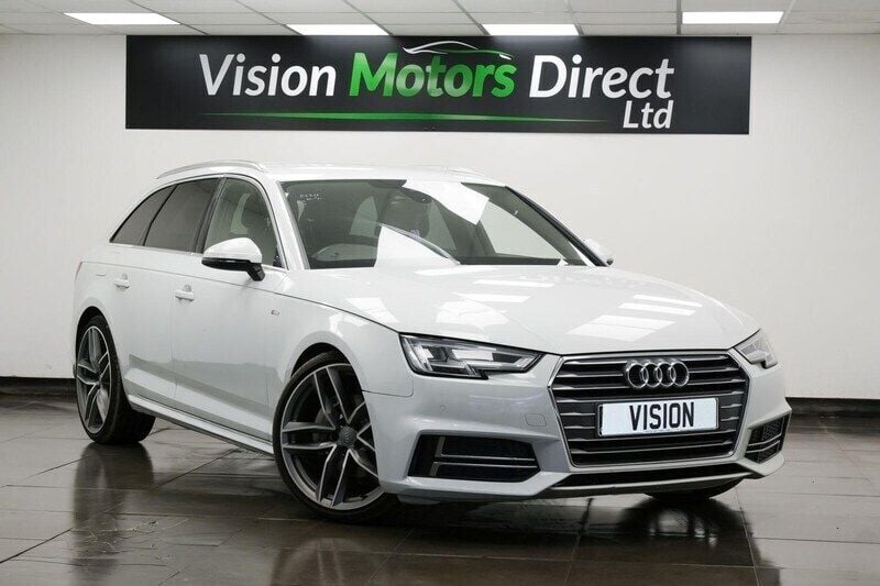 White Used 2018 Audi A4 S-Line Estate | £9,000 (Super price) - Image 1/4