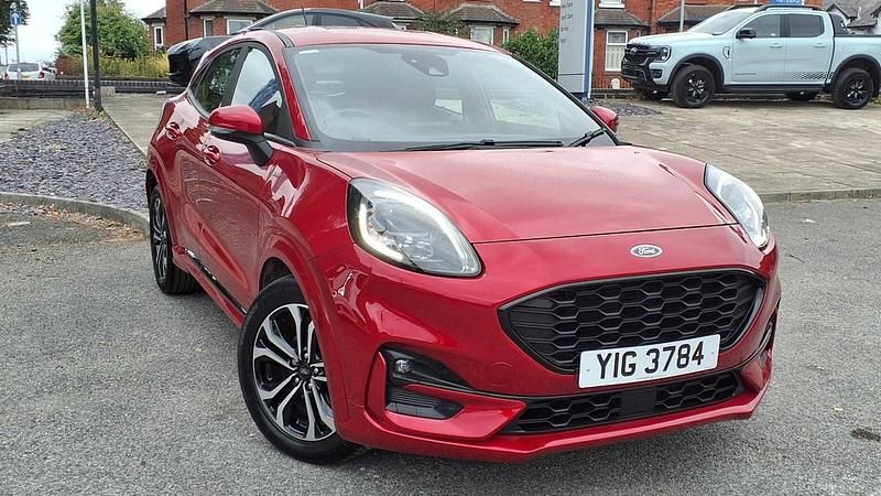 Red Used 2022 Ford Puma ST-Line Hatchback | £17,290 (Fair price) - Image 1/4