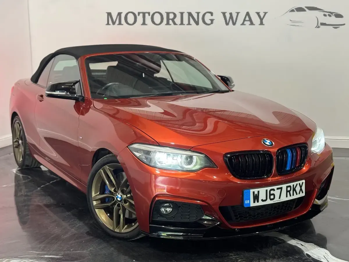 Used BMW 220 M Sport 190 HP (139 kW) 2017 Orange Cabriolet