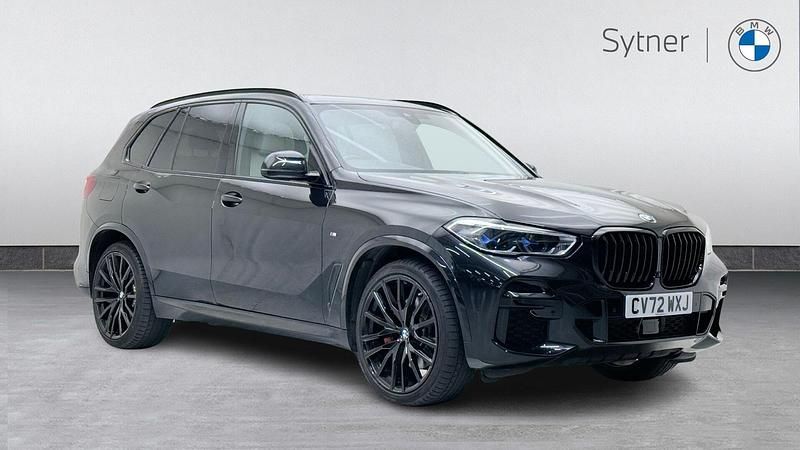Black Used 2022 BMW X5 M Sport SUV | £45,500 (Fair price) - Image 1/4