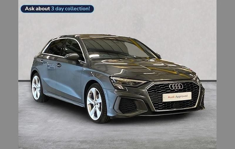 Used Audi A3 S-Line 150 HP (110 kW) 2023 Grey Sedan