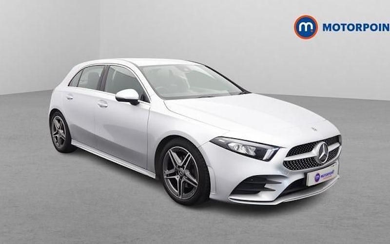 Used Mercedes A200 AMG line 150 HP (110 kW) 2019 Silver Hatchback